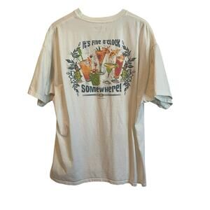 Big Dogs T-Shirt Mens Size 2X Graphic It's 5 O'Clock Somewhere Party Shirt